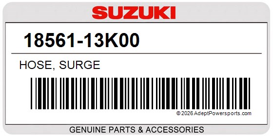 Suzuki 18561-13K00 Hose, Surge
