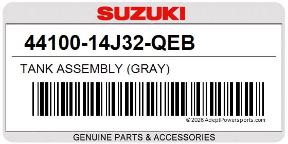 Suzuki 44100-14J32-QEB Tank Assembly (Gray)