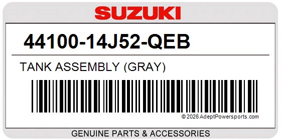 Suzuki 44100-14J52-QEB Tank Assembly (Gray)