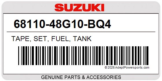 Suzuki 68110-48G10-BQ4 Tape, Set, Fuel, Tank