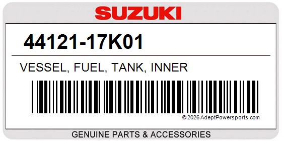 Suzuki 44121-17K01 Vessel, Fuel, Tank, Inner