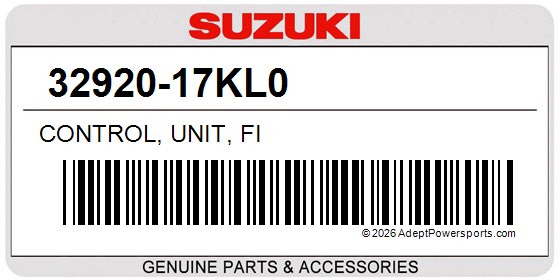 Suzuki 32920-17KL0 Control, Unit, Fi