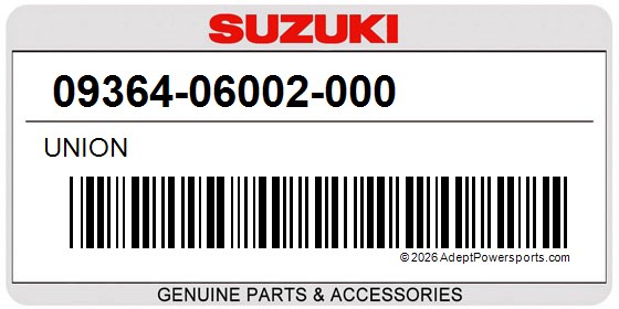 Suzuki 09364-06002-000 Union