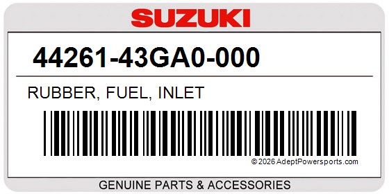 Suzuki 44261-43GA0-000 Rubber, Fuel, Inlet