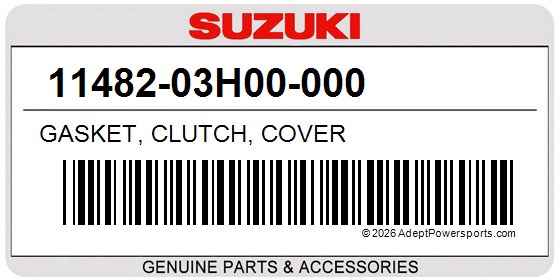 Suzuki 11482-03H00-000 Gasket, Clutch, Cover