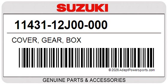 Suzuki 11431-12J00-000 Cover, Gear, Box