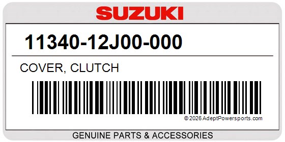 Suzuki 11340-12J00-000 Cover, Clutch