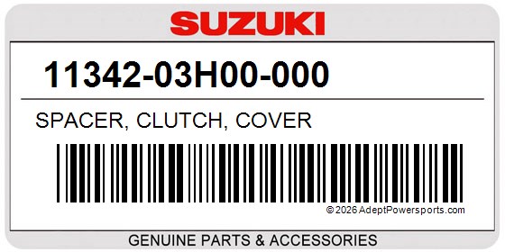 Suzuki 11342-03H00-000 Spacer, Clutch, Cover