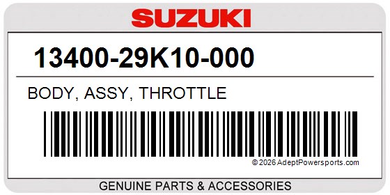 Suzuki 13400-29K10-000 Body, Assy, Throttle