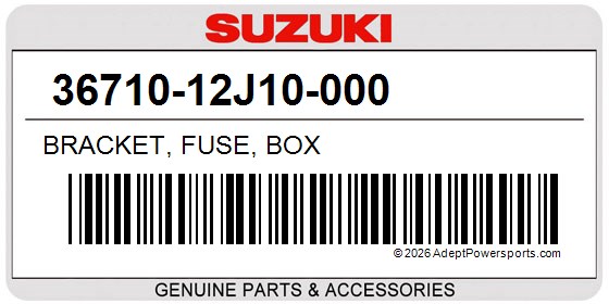 Suzuki 36710-12J10-000 Bracket, Fuse, Box