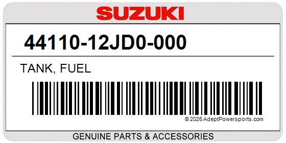 Suzuki 44110-12JD0-000 Tank, Fuel