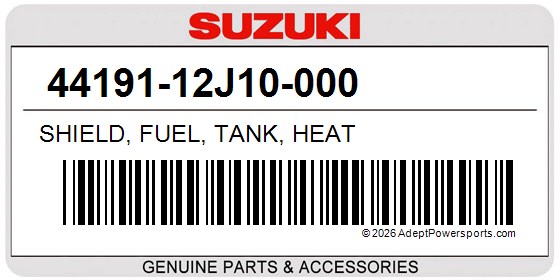 Suzuki 44191-12J10-000 Shield, Fuel, Tank, Heat