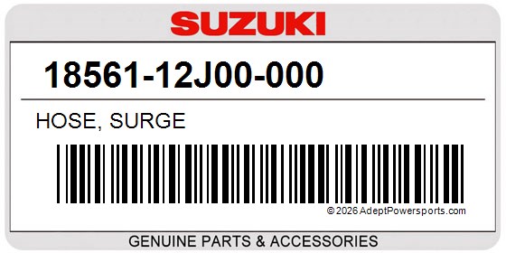Suzuki 18561-12J00-000 Hose, Surge