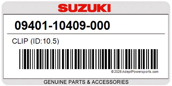 Suzuki 09401-10409-000 Clip (Id:10.5)