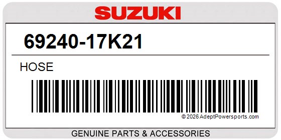 Suzuki 69240-17K21 Hose