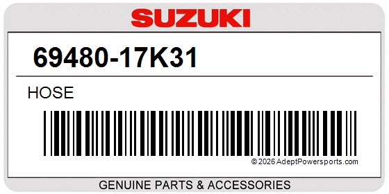Suzuki 69480-17K31 Hose