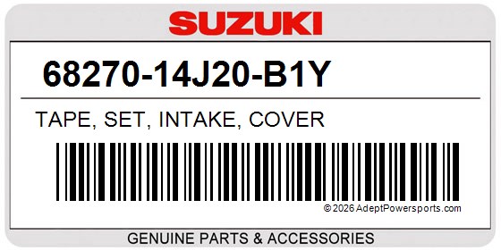 Suzuki 68270-14J20-B1Y Tape, Set, Intake, Cover