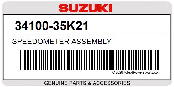Suzuki 34100-35K21 Speedometer Assembly