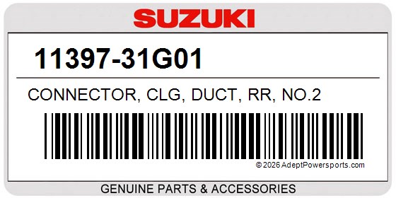 Suzuki 11397-31G01 Connector, Clg, Duct, Rr, No.2