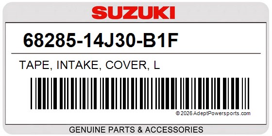 Suzuki 68285-14J30-B1F Tape, Intake, Cover, L