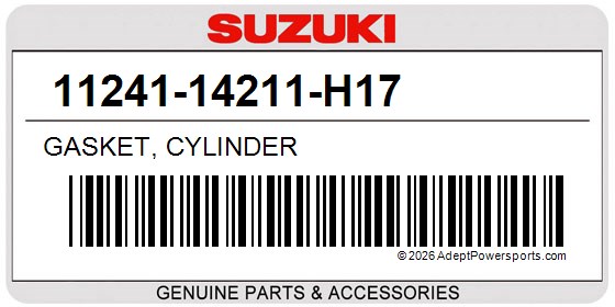 Suzuki 11241-14211-H17 Gasket, Cylinder
