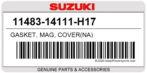Suzuki 11483-14111-H17 Gasket, Mag, Cover(Na)