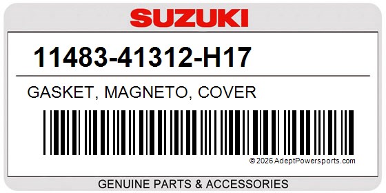 Suzuki 11483-41312-H17 Gasket, Magneto, Cover