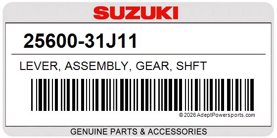 Suzuki 25600-31J11 Lever, Assembly, Gear, Shft
