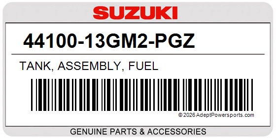 Suzuki 44100-13GM2-PGZ Tank, Assembly, Fuel