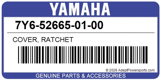 Yamaha 7Y6-52665-01-00 Cover, Ratchet