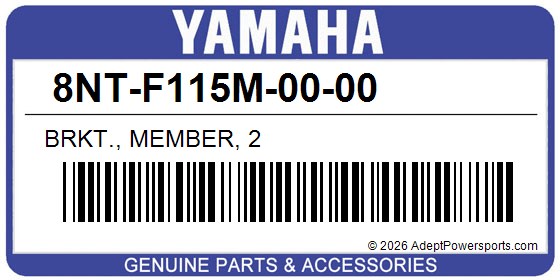 Yamaha 8NT-F115M-00-00 Brkt., Member, 2