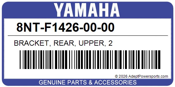 Yamaha 8NT-F1426-00-00 Bracket, Rear, Upper, 2