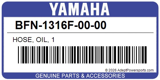 Yamaha BFN-1316F-00-00 Hose, Oil, 1