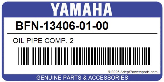 Yamaha BFN-13406-01-00 Oil Pipe Comp. 2