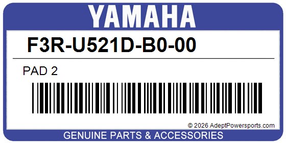 Yamaha F3R-U521D-B0-00 Pad 2