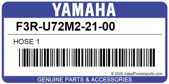 Yamaha F3R-U72M2-21-00 Hose 1