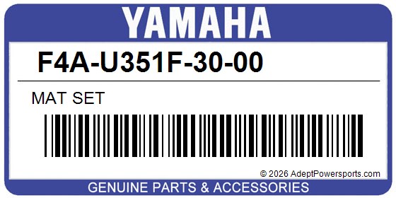 Yamaha F4A-U351F-30-00 Mat Set