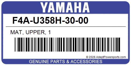 Yamaha F4A-U358H-30-00 Mat, Upper, 1