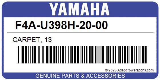 Yamaha F4A-U398H-20-00 Carpet, 13