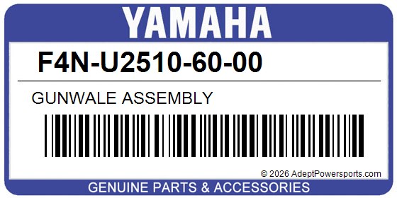 Yamaha F4N-U2510-60-00 Gunwale Assembly