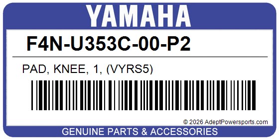 Yamaha F4N-U353C-00-P2 Pad, Knee, 1, (Vyrs5)
