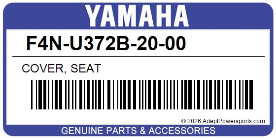 Yamaha F4N-U372B-20-00 Cover, Seat