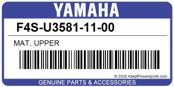 Yamaha F4S-U3581-11-00 Mat, Upper