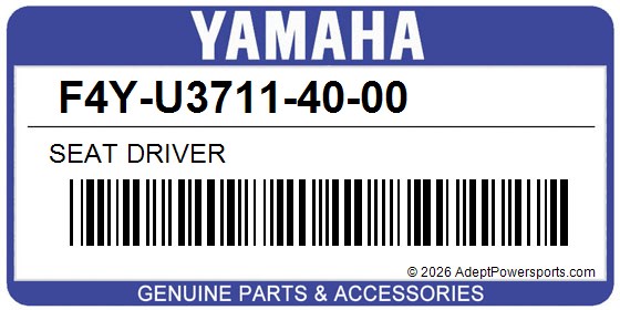 Yamaha F4Y-U3711-40-00 Seat Driver