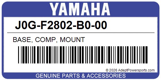 Yamaha J0G-F2802-B0-00 Base, Comp, Mount