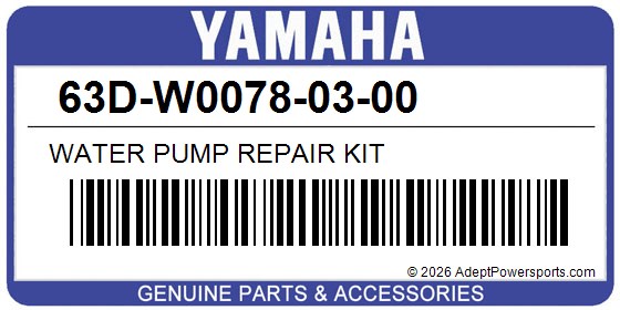 Yamaha 63D-W0078-03-00 Water Pump Repair Kit