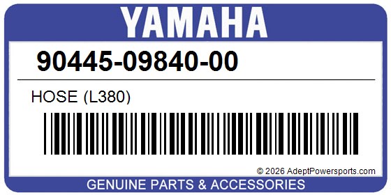 Yamaha 90445-09840-00 Hose (L380)
