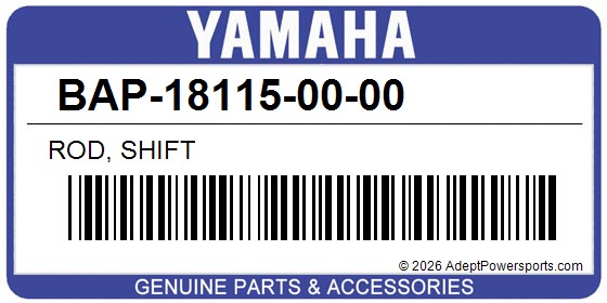 Yamaha BAP-18115-00-00 Rod, Shift