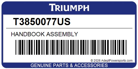 Triumph T3850077US Handbook Assembly