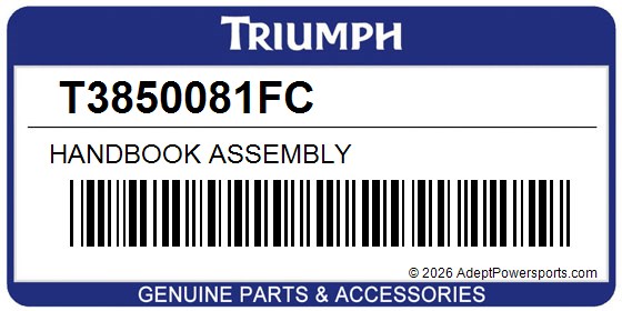 Triumph T3850081FC Handbook Assembly